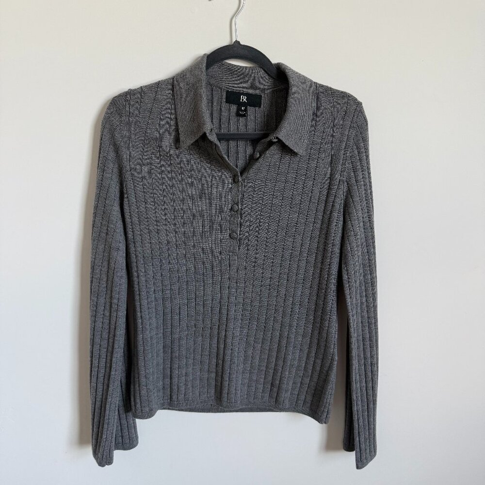 Banana Republic Nezha Merino Sweater Polo